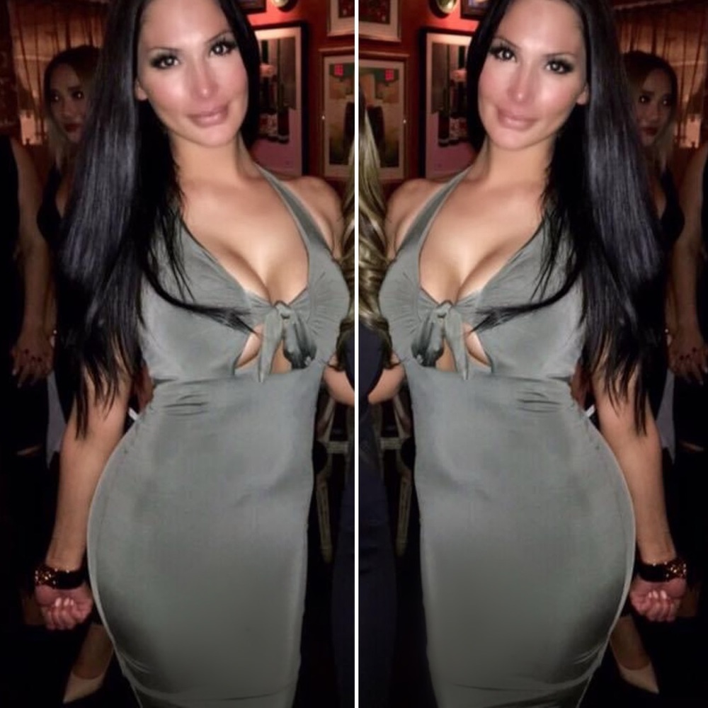 NOOKIE OLIVE GREEN DRESS - Worn one! Size small